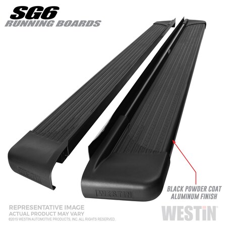 Westin Automotive 79 INCHES BLACK SG6 RUNNING BOARDS (BRKT SOLD SEP) 27-64735